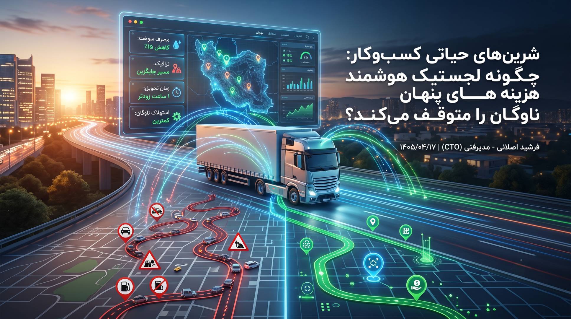 شریان‌های حیاتی کسب‌وکار: چگونه لجستیک هوشمند هزینه‌های پنهان ناوگان را متوقف می‌کند؟